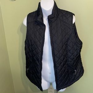 Laura Scott Lightweight black vest size Large
